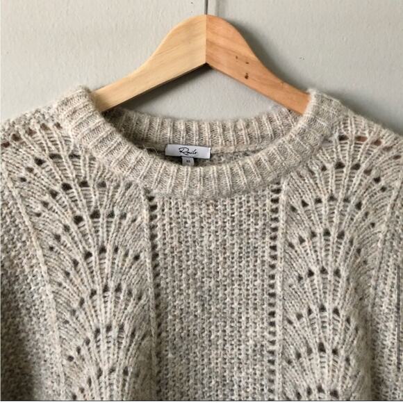 Rails Mara Oatmeal Knit Sweater XS - Picture 9 of 12